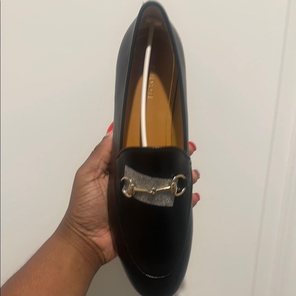 Gucci Black Classic Leather Flats